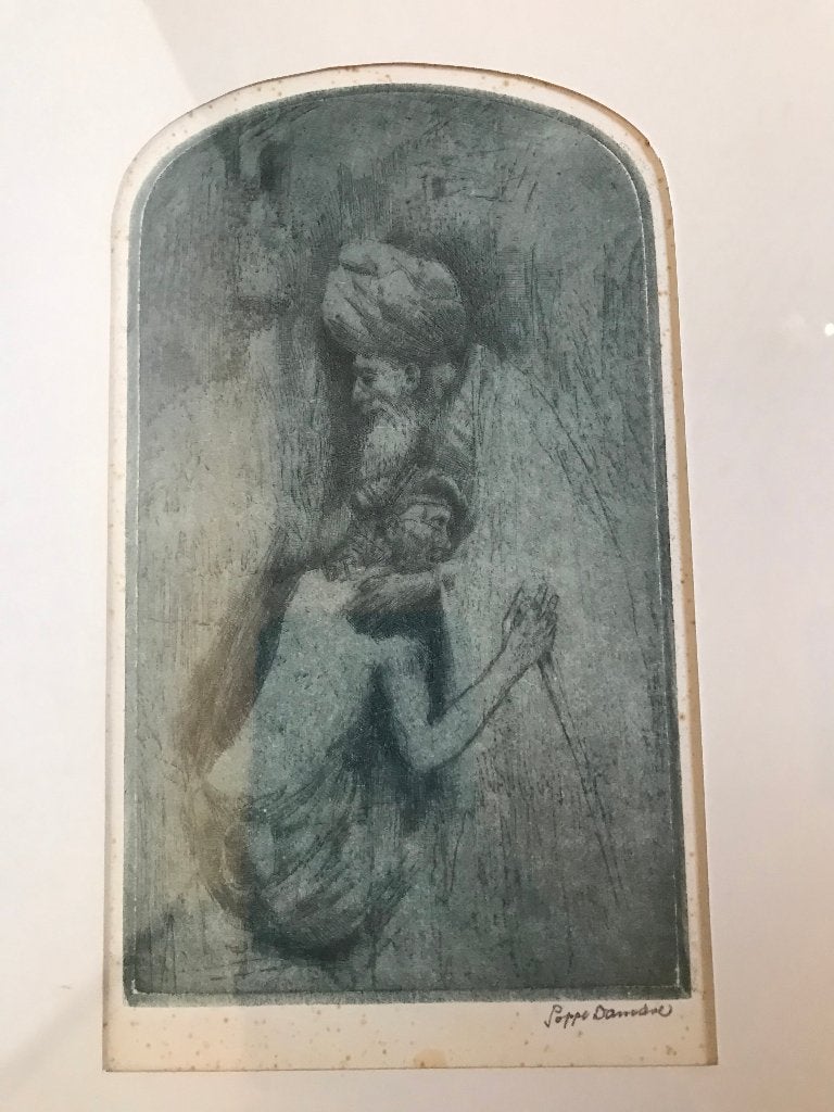 ets van de aartsvader, Ophalen, Religie, 51 cm, Ingelijst