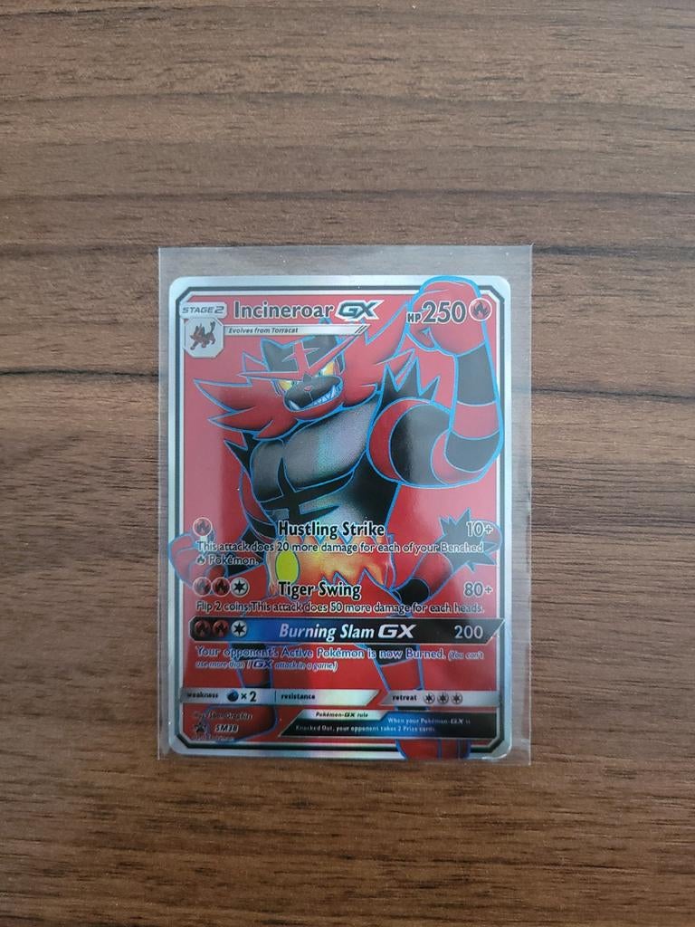 Incineroar GX, Ophalen of Verzenden, Nieuw, Losse kaart, Foil