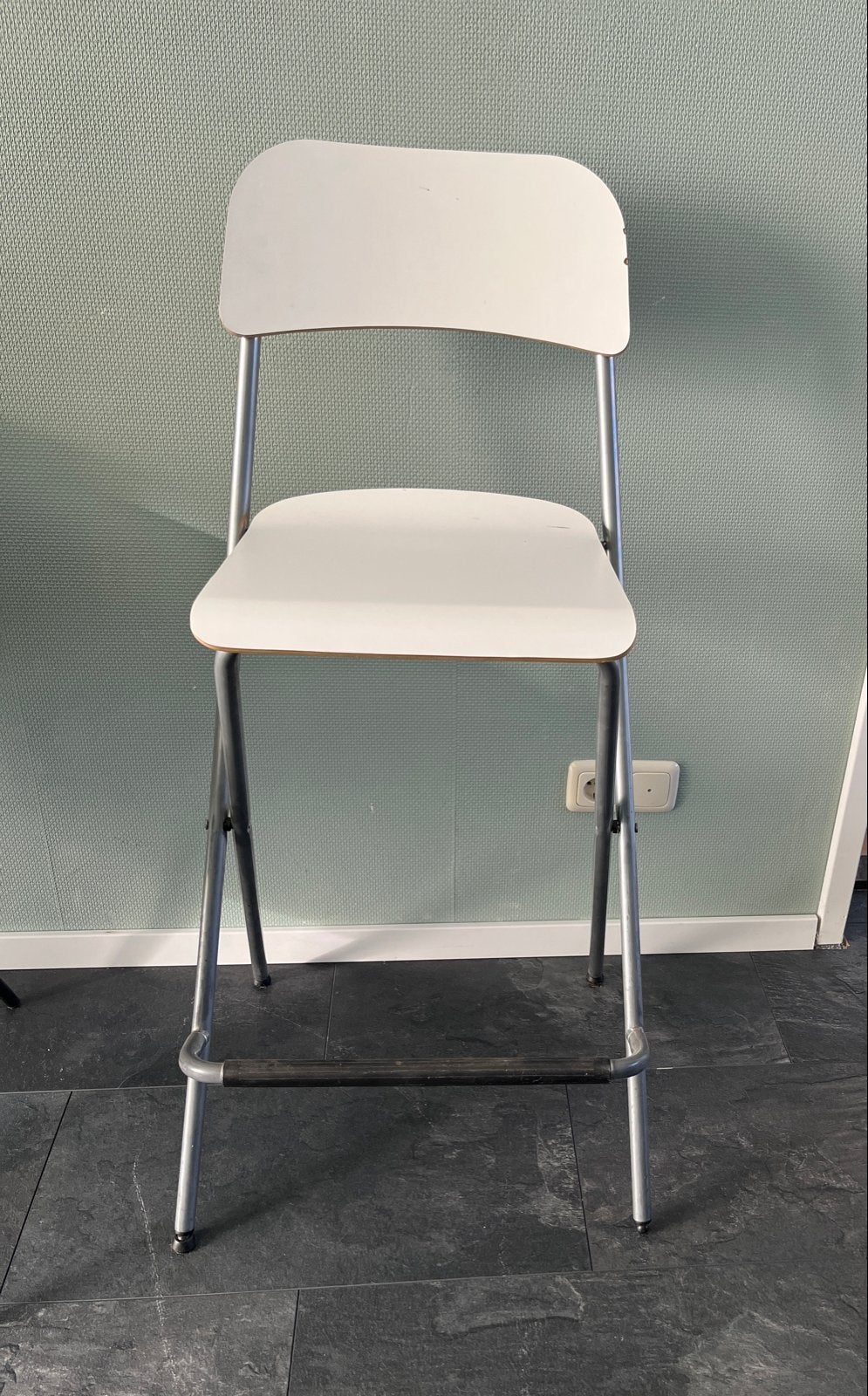 6x IKEA Franklin barkrukken - inklapbaar, Ophalen, Gebruikt, Met voetsteun, 60 tot 90 cm