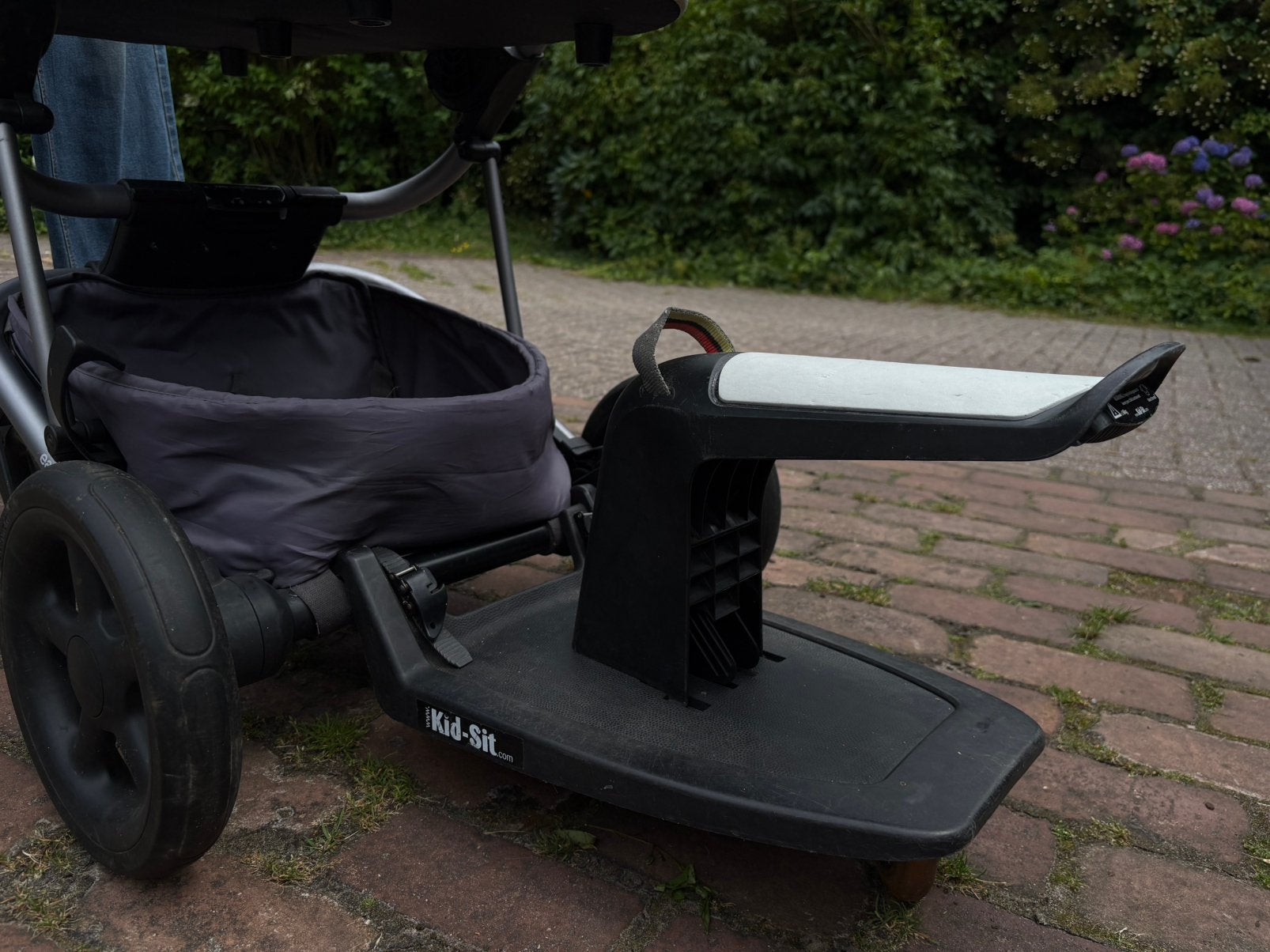 Meerijdplankje met stoel van Kid-sit., Ophalen, Gebruikt, Overige merken