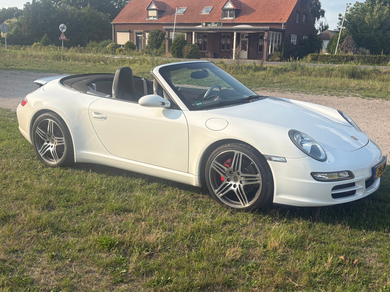 Porsche 911 4S 2007 Wit, Cabriolet, Wit, 3824 cc, 355 pk
