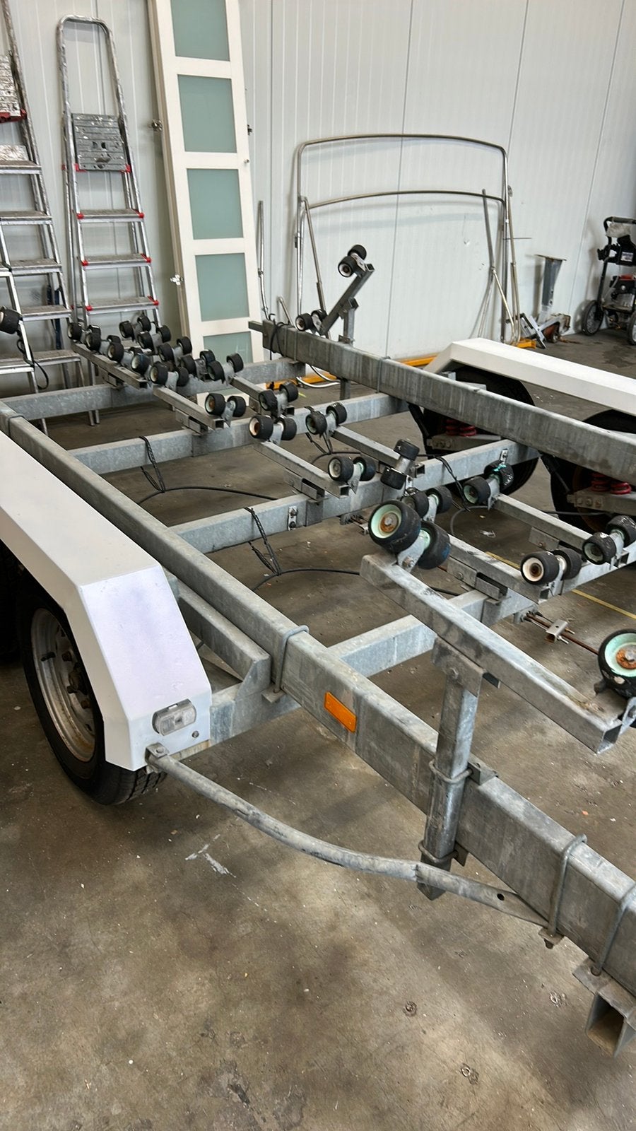 Tandemas boottrailer, Ophalen, Zo goed als nieuw, 1500 tot 3000 kg