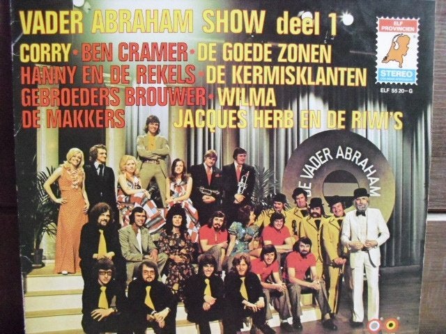 De Vader Abraham Show "Deel 1" LP, LP, Gebruikt, Ophalen of Verzenden, Levenslied of Smartlap