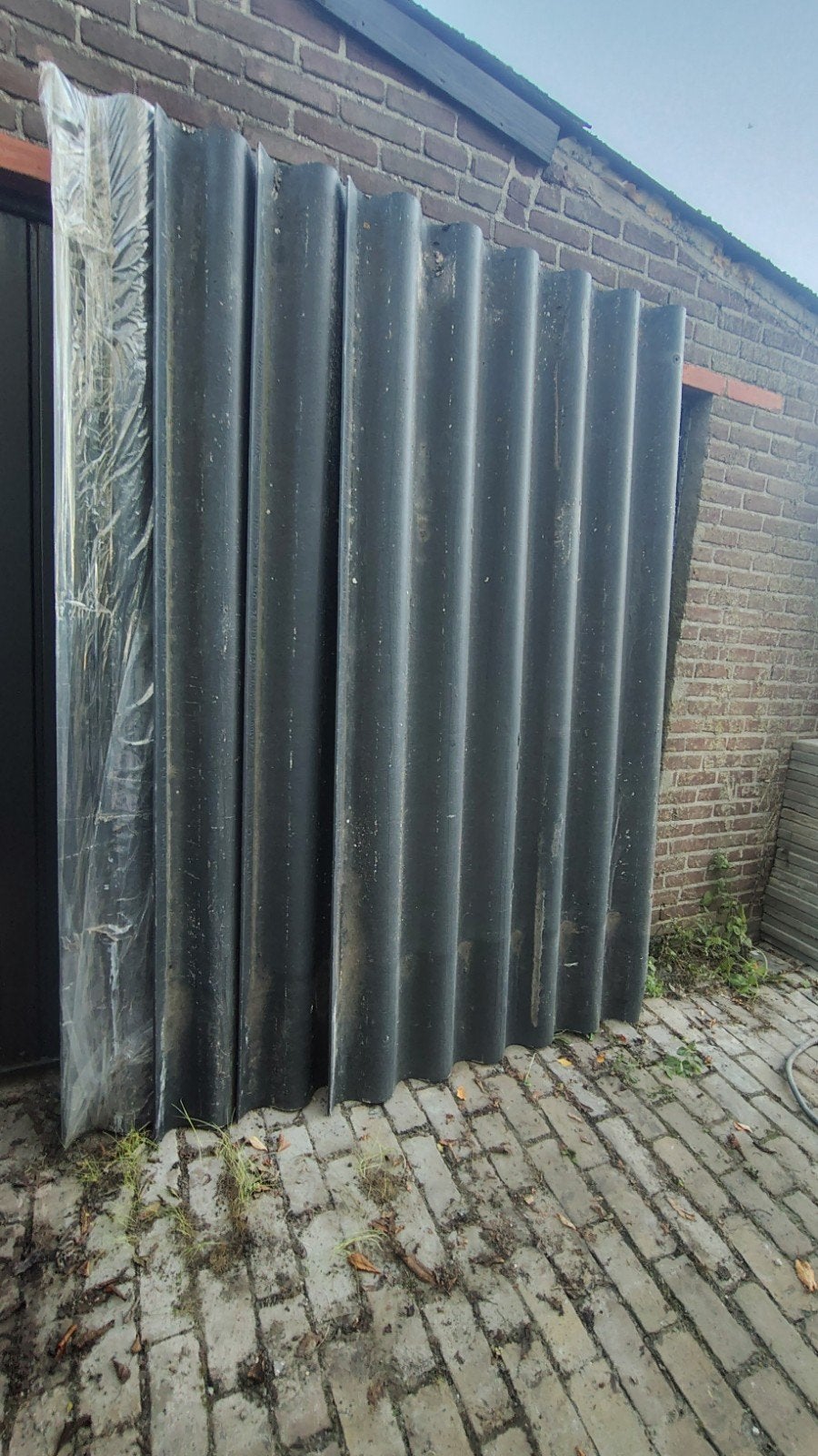 4 Golfplaten - Gebruikt, Ophalen, Overige materialen, Gebruikt, Zwart