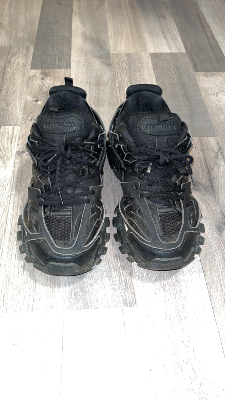 Balenciaga Track Sneakers Zwart - Maat 42, Ophalen of Verzenden, Gedragen, Zwart, Sneakers of Gympen