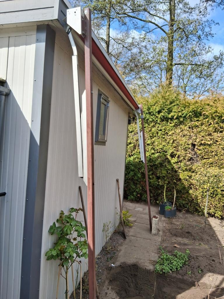Zonnescherm - Handbediend, 3.15m doekbreedte, opknapper, Tuin en Terras, Zonneschermen, Ophalen of Verzenden