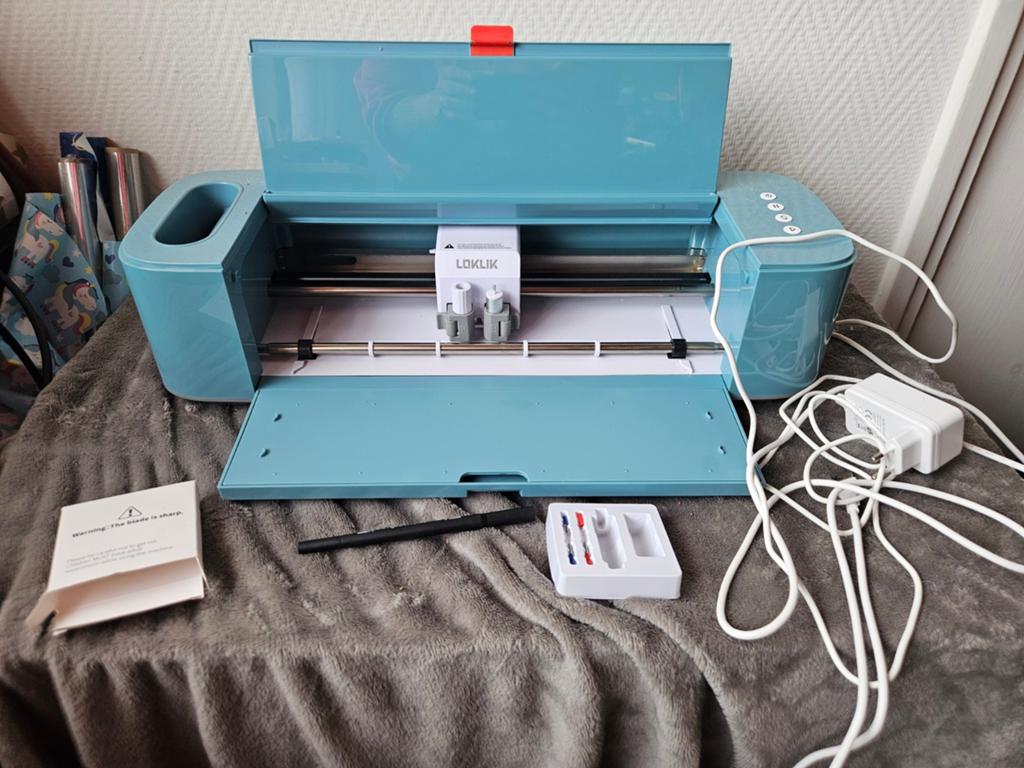 Loklik snijplotter met accessoires en handleiding, Geschikt voor karton, Ophalen of Verzenden, Zo goed als nieuw, Kunststof