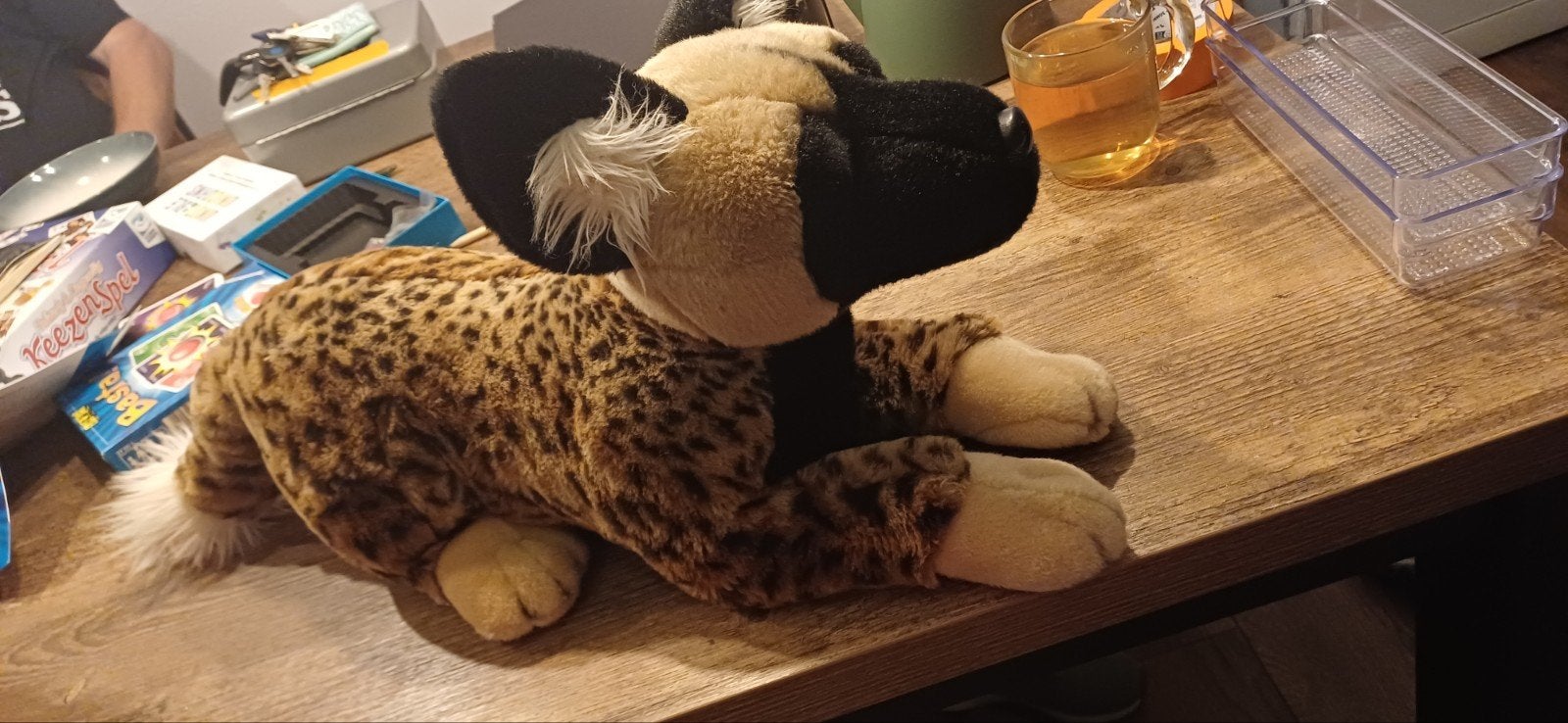 Knuffel Afrikaanse Wilde Hond - Zeldzaam en Uniek, Overige merken, Overige karakters, Zo goed als nieuw, Middelgroot (20 tot 80 cm)