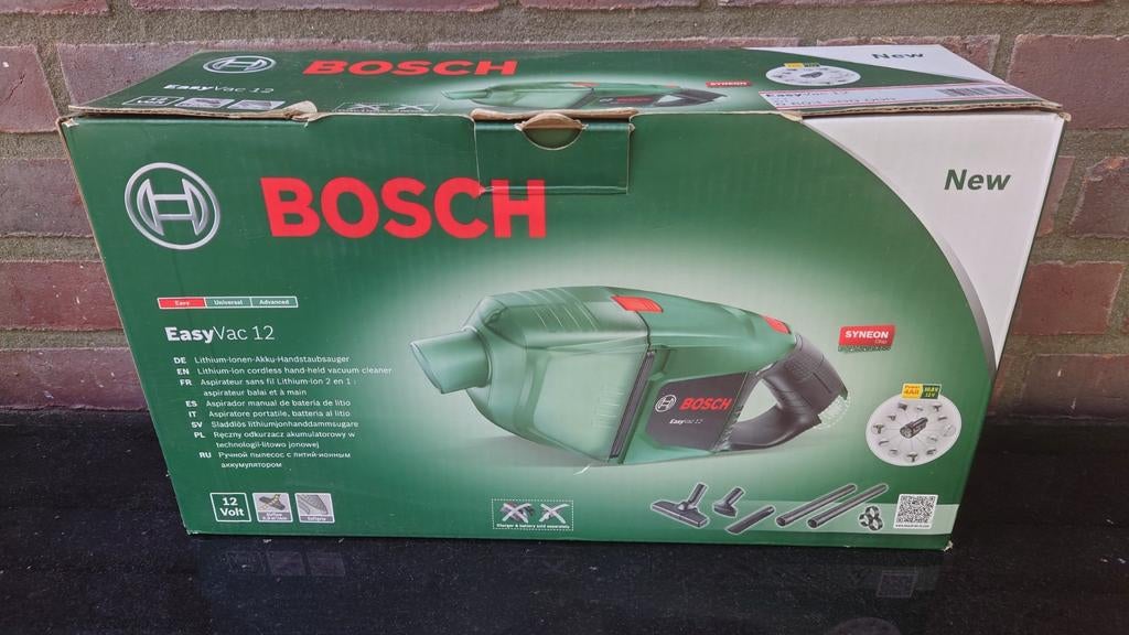 Bosch EasyVac 12 Kruimeldief - met  doos, Kruimeldief, Nieuw, Ophalen of Verzenden, Minder dan 1200 watt