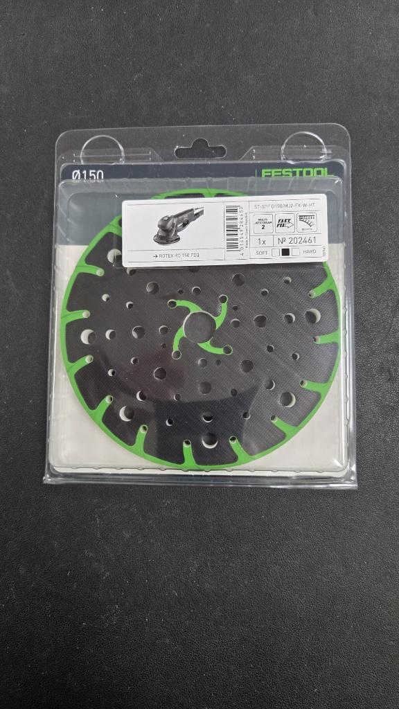 Festool 202461 Steunschijf 150mm RO150 FastFix, Ophalen of Verzenden, Nieuw, Minder dan 600 watt, Excentrische schuurmachine