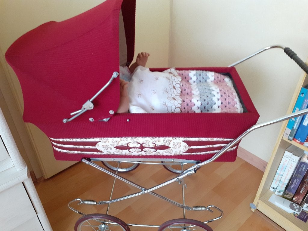 Vintage Poppenwagen, Ophalen, Gebruikt, Babypop