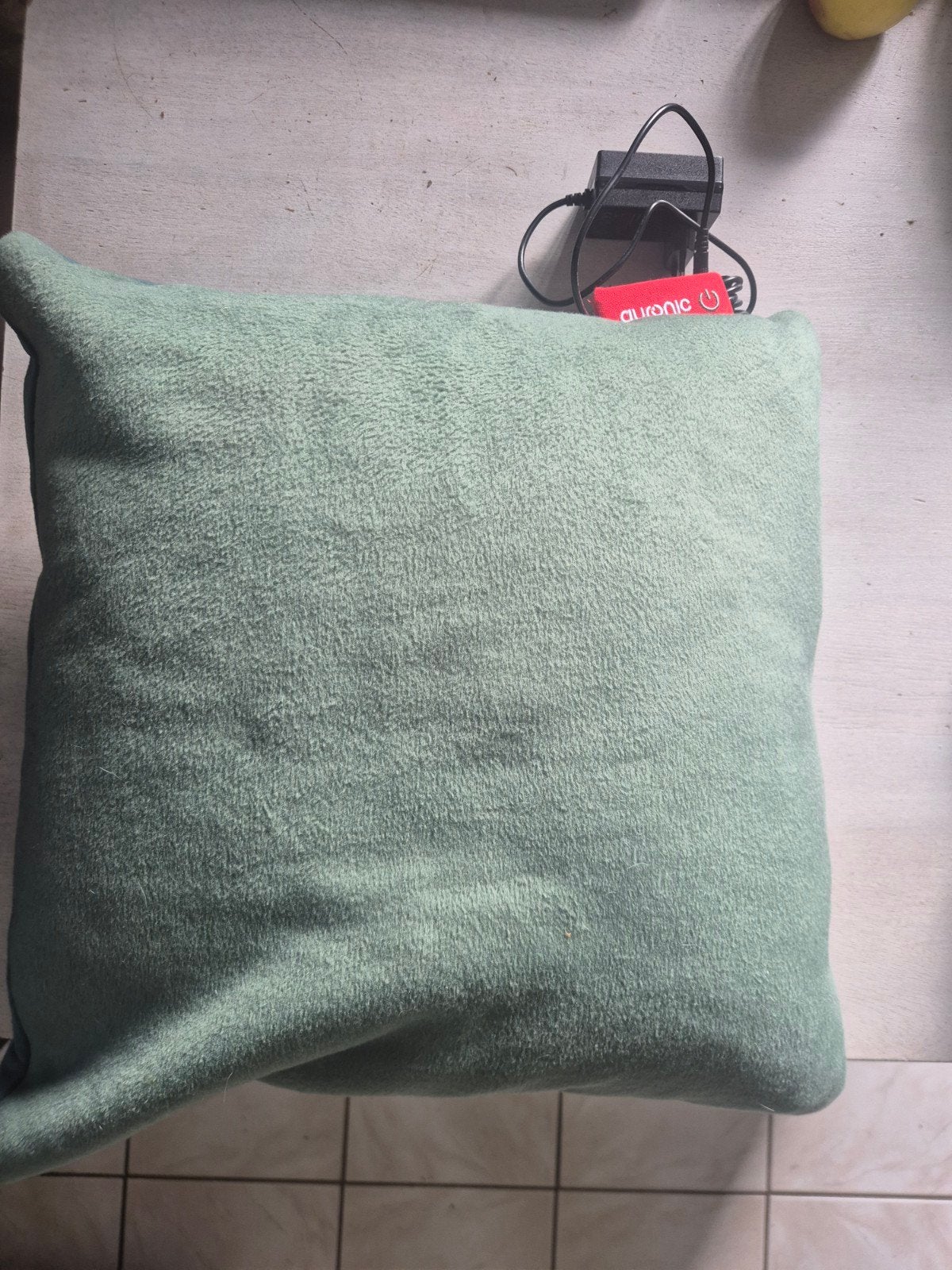 Auronic Verwarmd Kussen met Oplader 40x40cm, Overige merken, Afneembare hoes, Vierkant, Ophalen of Verzenden