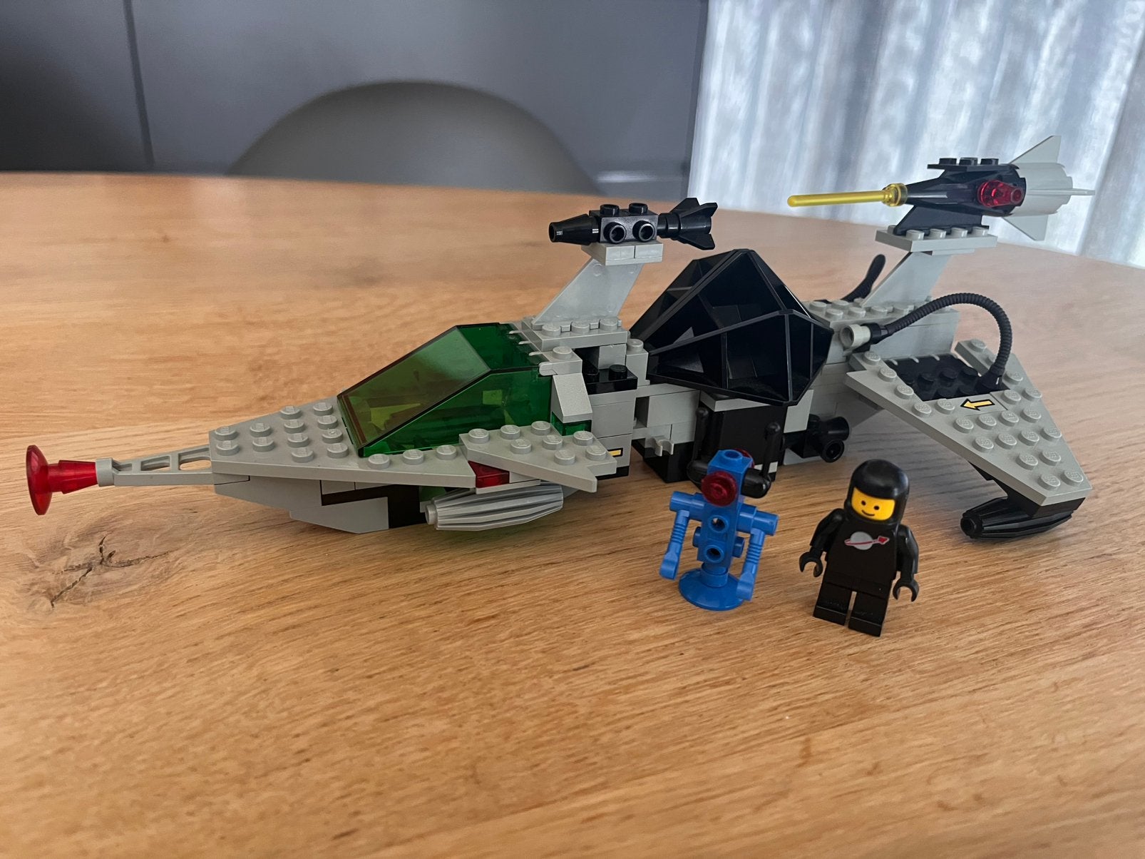 Lego Space set 6891 Gamma-V Laser Craft 1985 vintage, Gebruikt, Lego, Ophalen of Verzenden, Space