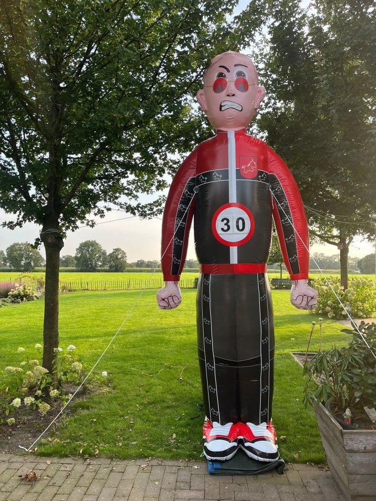 abraham gabber opblaasbaar te huur blikvanger, Ophalen, Zo goed als nieuw, Abraham of Sarah