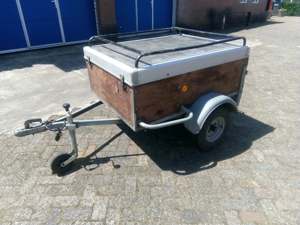 Aanhanger bagagewagen 400kg 140x100x50cm, Ophalen, Gebruikt