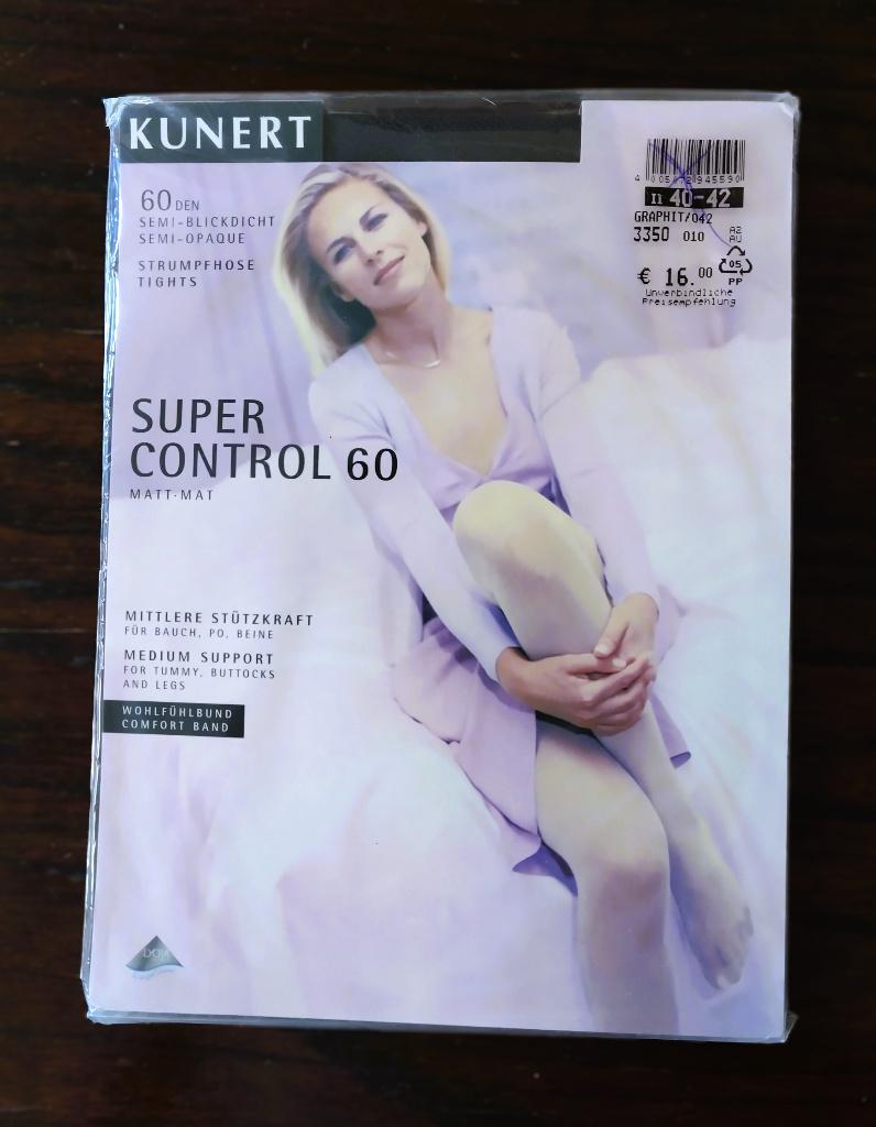 Kunert Super Support Panty, Graphit, 60 Denier, Maat 40-42, Nieuw, Maat 40/42 (M), Ophalen of Verzenden, Kunert