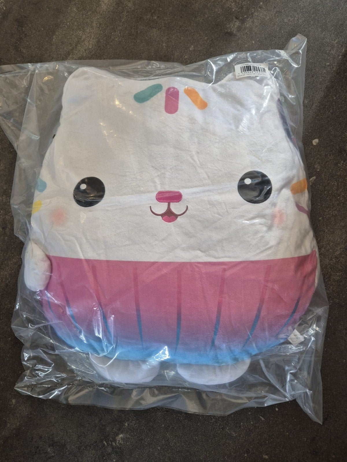 Gabby's Poppenhuis Knuffel Kussen Cupcake Kat Nieuw, Overige merken, Overige karakters, Nieuw, Ophalen of Verzenden
