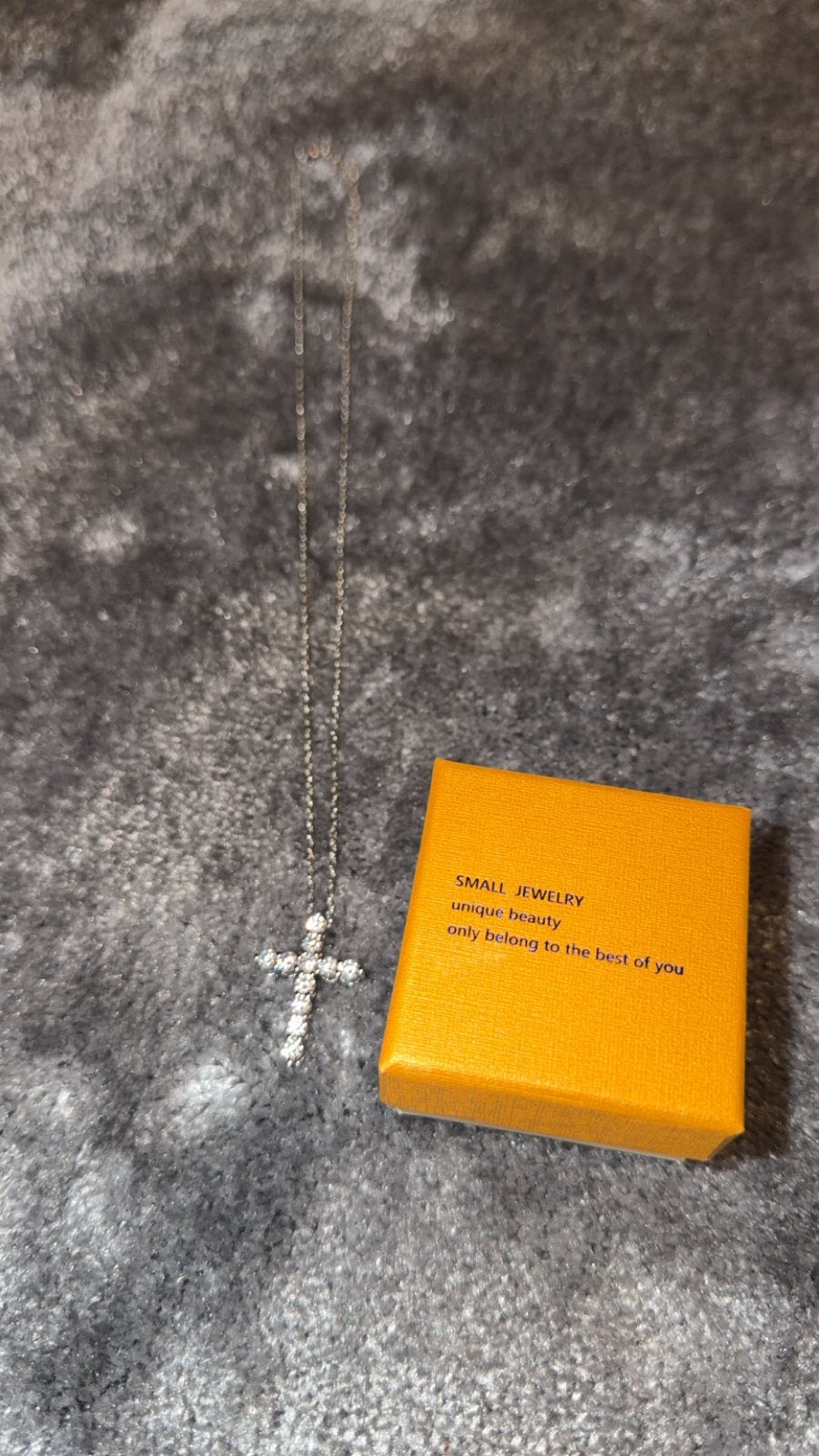 Moissanite Iced-Out Kruis Hanger + Ketting – Sterke Shine, Overige materialen, Nieuw, Ophalen of Verzenden, Met edelsteen
