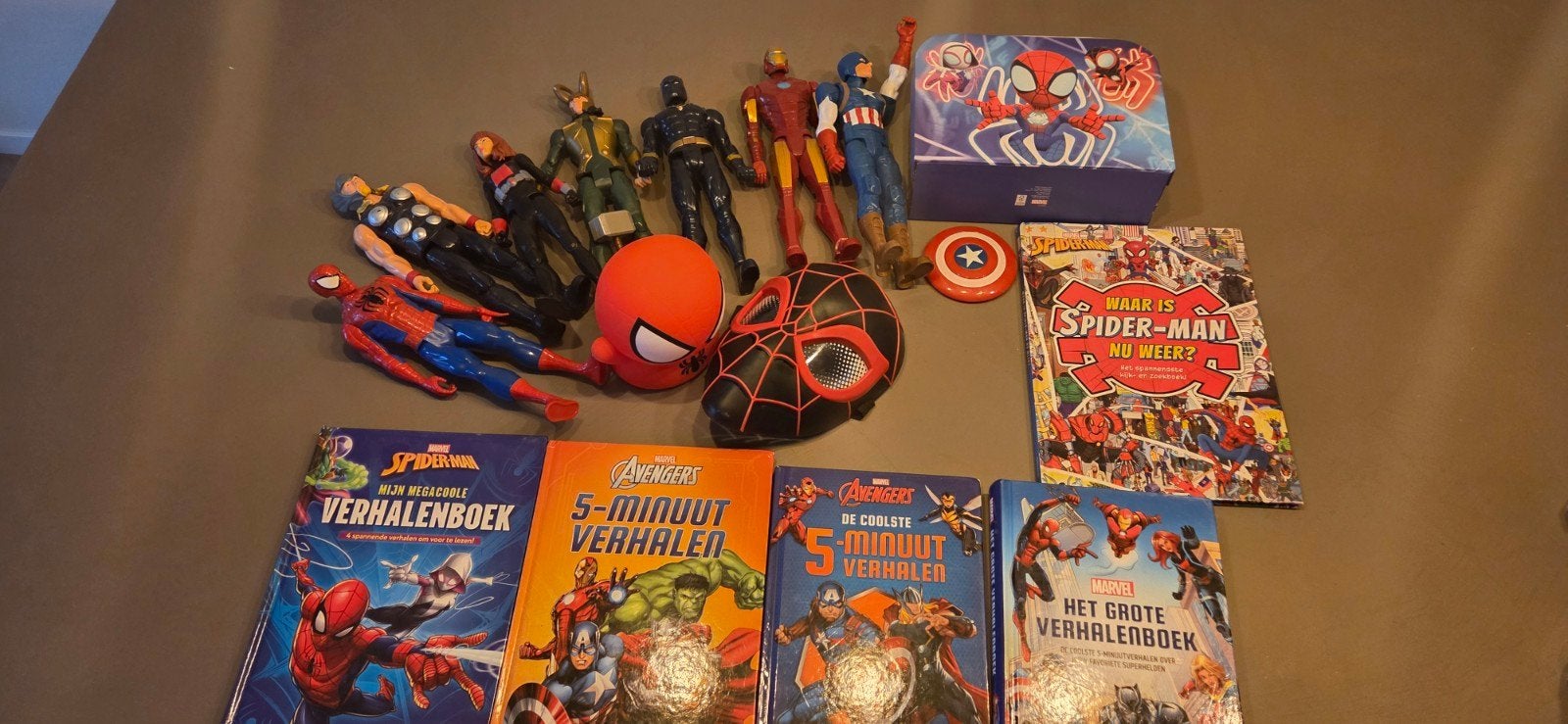 Grote Marvel Superhelden Speelgoed & Boeken Collectie, Ophalen of Verzenden, Gebruikt