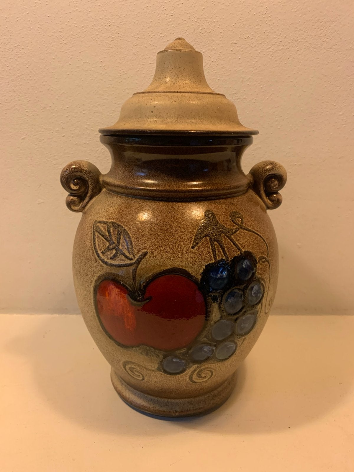 Vintage Rumptopf / Inmaakpot met fruitdecoratie, Ophalen of Verzenden
