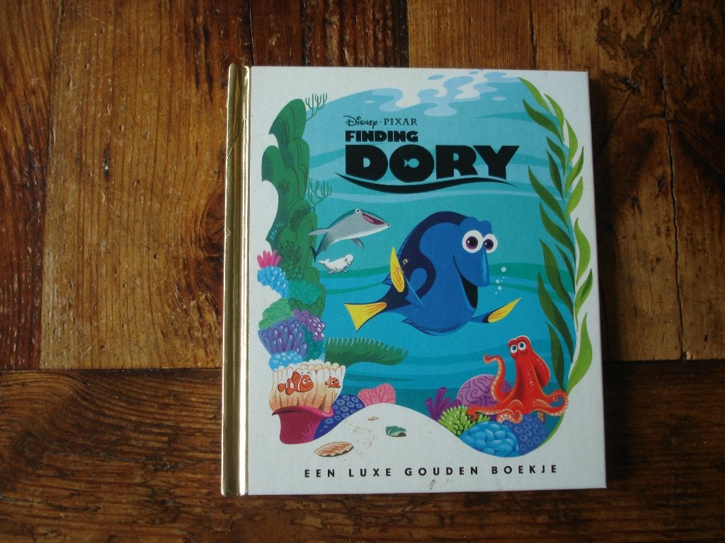 kleuter.05(1230) finding dory. Een luxe gouden boekje., Ophalen of Verzenden, Zo goed als nieuw, Fictie algemeen, Gouden boekje