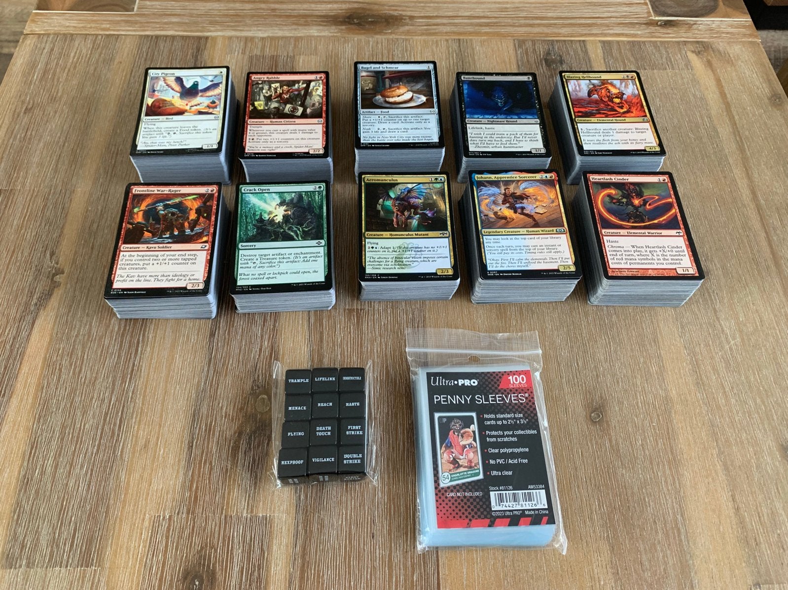1000 Magic the Gathering kaarten + extra’s, Ophalen of Verzenden, Zo goed als nieuw, Meerdere kaarten