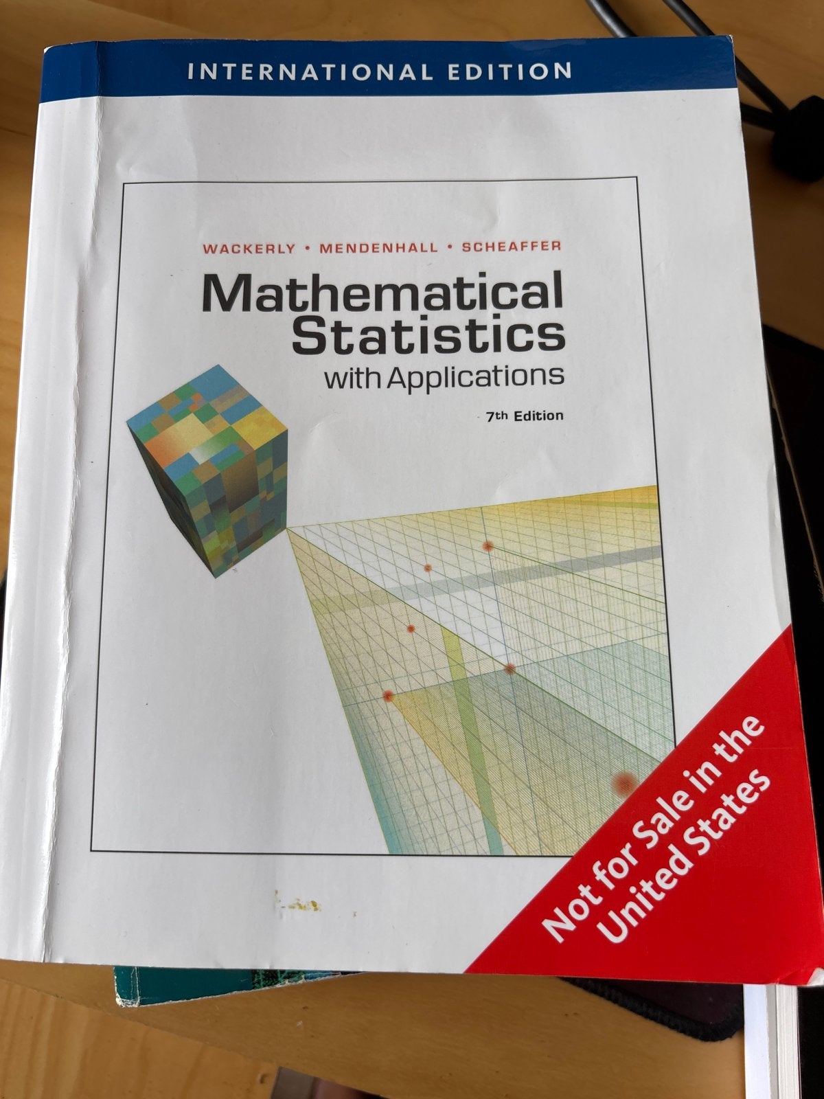 Mathematical Statistics with Applications 7th Edition, Ophalen of Verzenden, Beta, Zo goed als nieuw, HBO