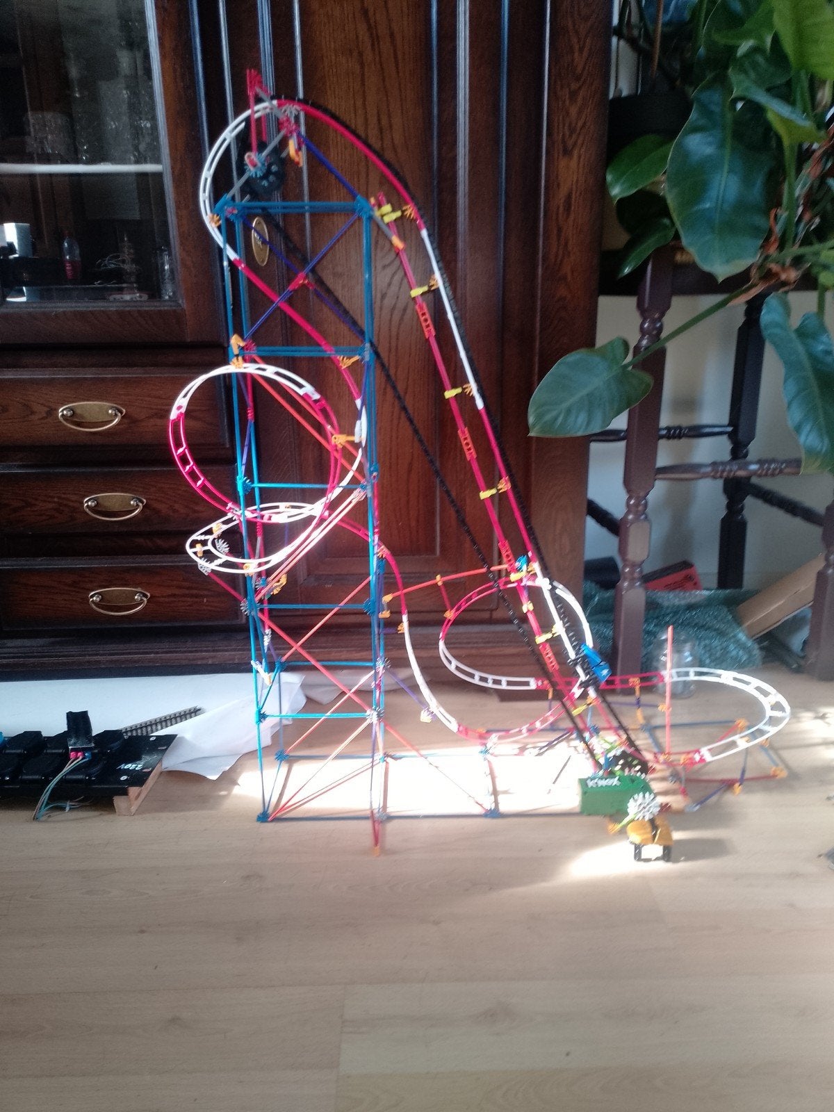 K'Nex Amazin' 8 / Blizzard Blast Roller Coaster, Ophalen of Verzenden, Gebruikt, K'nex