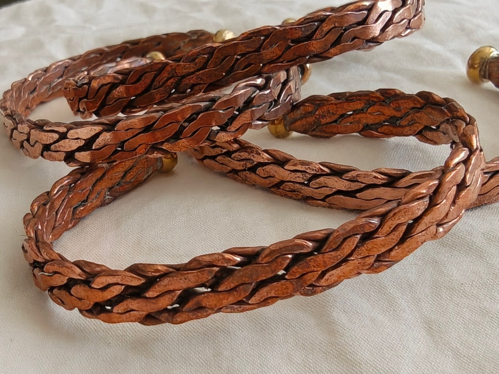 100% Handgemaakte Koperen Armband - Prijs per stuk, op is op, Ophalen of Verzenden, Nieuw, Overige kleuren, Overige materialen