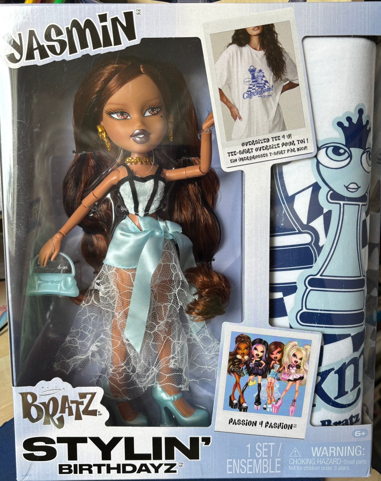 Bratz Stylin Birthdayz Yasmin pop NRFB, Verzamelen, Ophalen of Verzenden, Zo goed als nieuw, Pop