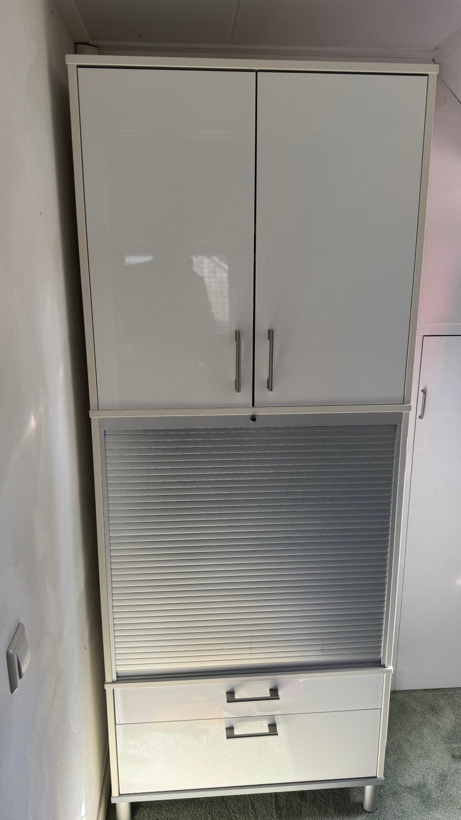 Ikea kantoorkast 215x84x42, Ophalen, Gebruikt, 200 cm of meer, 50 tot 100 cm