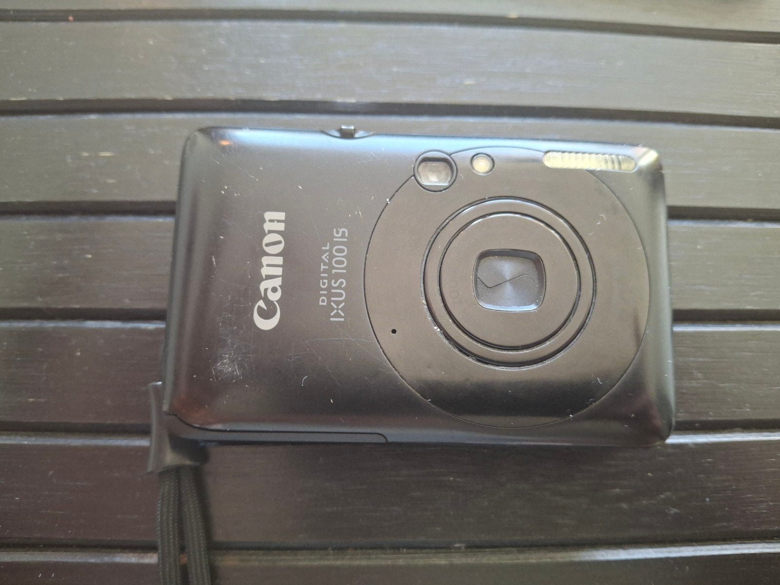 Canon Digital IXUS 100 IS Compactcamera - Zwart, Gebruikt, Verzenden, Canon, Compactcamera