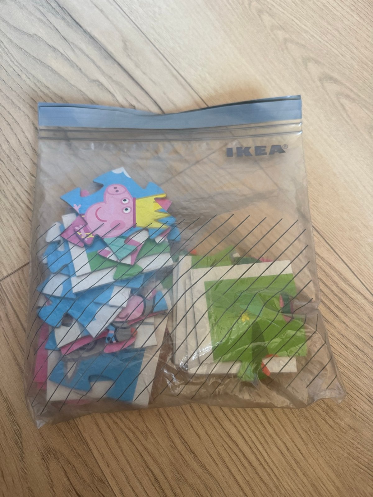 Peppa Pig en Kikker puzzels voor kinderen, Ophalen, 10 tot 50 stukjes, Gebruikt, 2 tot 4 jaar