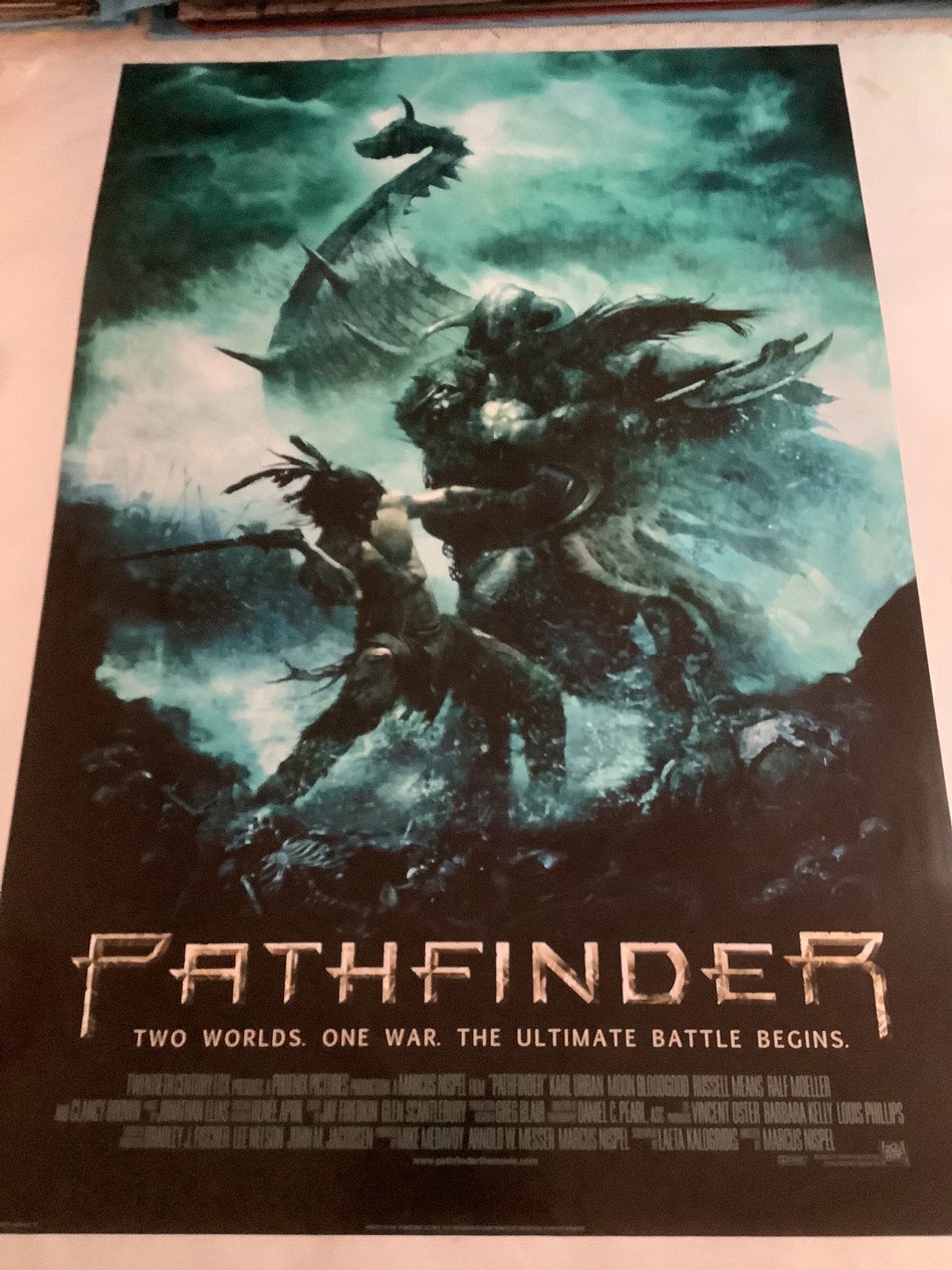 PATHFINDER   USA  FILMPOSTER   68,5-101,5 cm, Ophalen of Verzenden, Zo goed als nieuw, A1 t/m A3, Film en Tv
