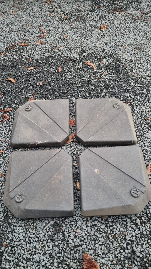 Eda Parasol tegels, Ophalen of Verzenden, Zo goed als nieuw, Minder dan 1 meter, Parasolvoet