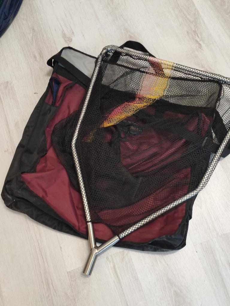 Vlemmix schepnet + tas, Ophalen, Zo goed als nieuw, Net of Fuik