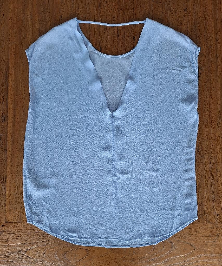 Mouwloze blauwe top van Supertrash., Kleding | Dames, Tops, Maat 38/40 (M), Supertrash, Blauw, Ophalen of Verzenden