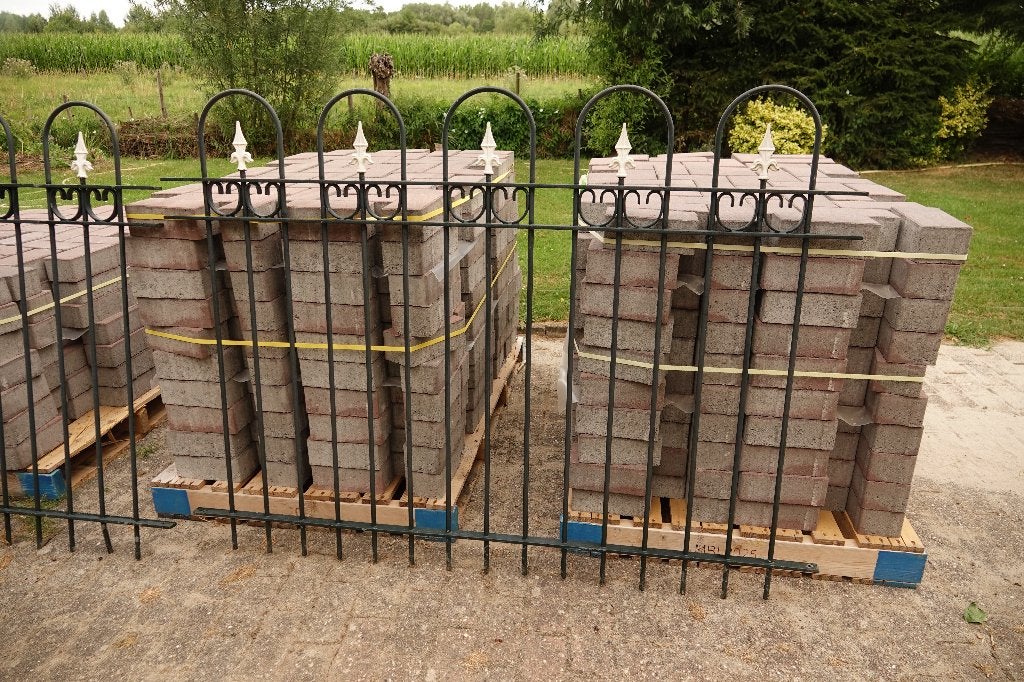 smeedijzeren hekwerk, Tuin en Terras, Ophalen of Verzenden, Gebruikt, IJzer, Sierhekwerk