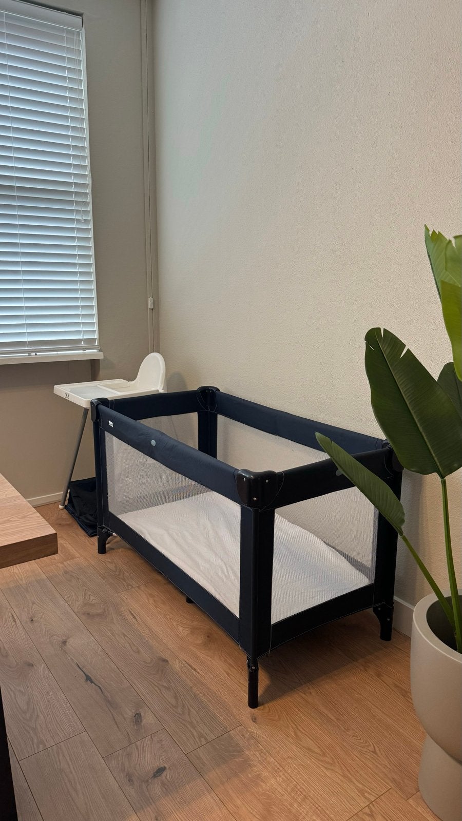 Campingbedje / Reisbedje inclusief matras en hoeslaken, Ophalen, Gebruikt, Reisbedje