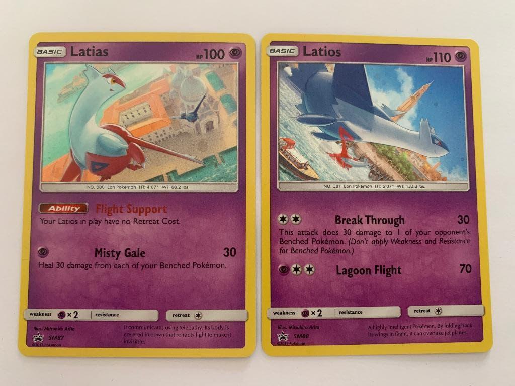 Latias Sm87 - Latios Sm88, Ophalen, Nieuw, Meerdere kaarten, Foil