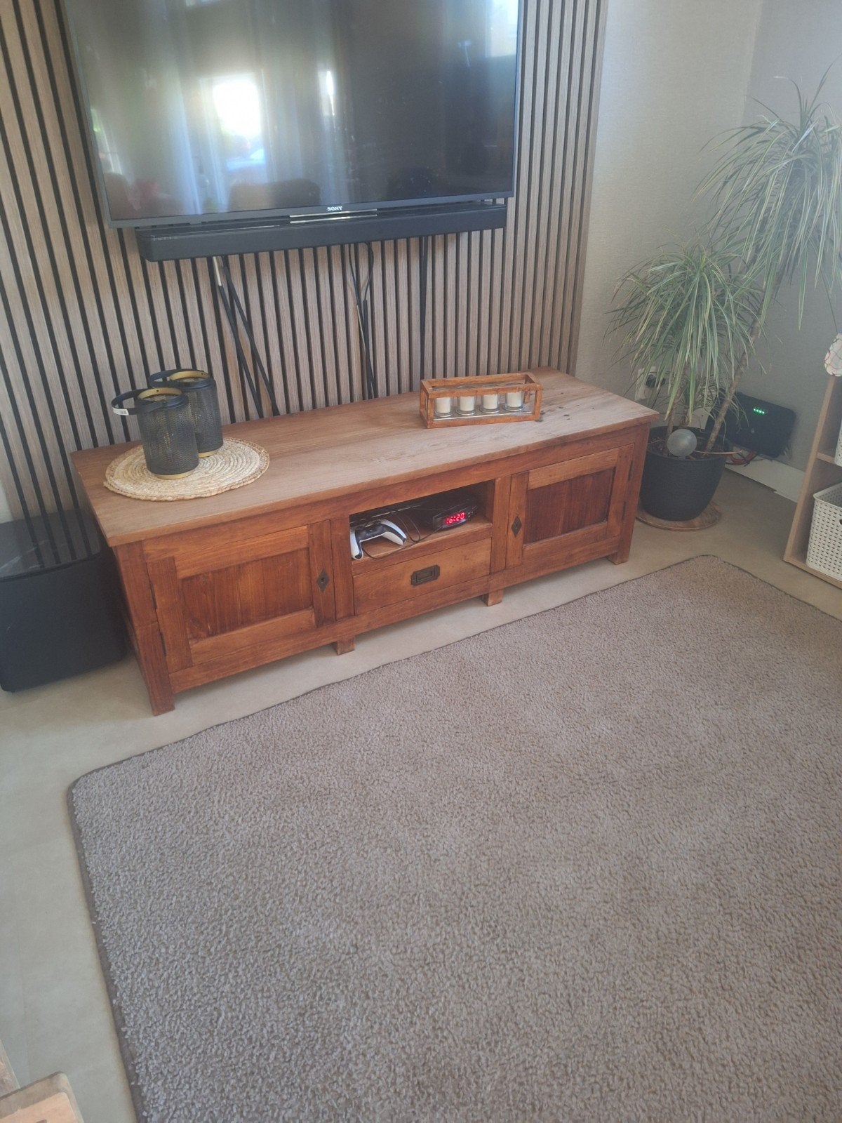 Tv kast teakhout. Moet weg!!!, Ophalen