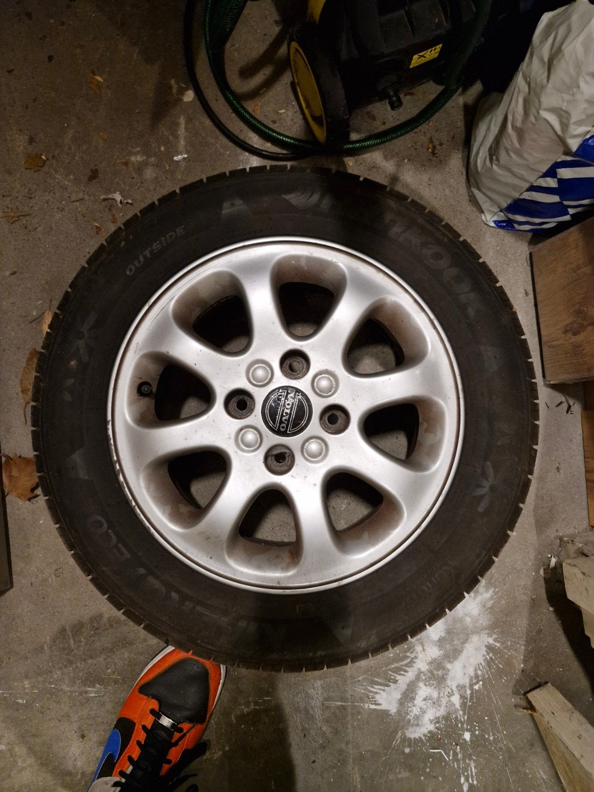 Set zomerwielen van een Volvo S40 1.8 (2001) - goed profiel., Auto-onderdelen, Ophalen, Gebruikt, 15 inch, Banden en Velgen