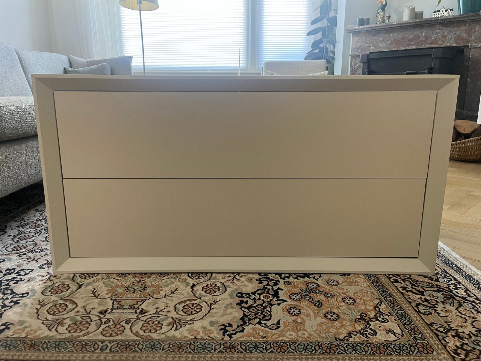 Nieuw - wastafelonderkast 100x55x45 - beige, Ophalen, 100 tot 150 cm, Nieuw, Minder dan 100 cm