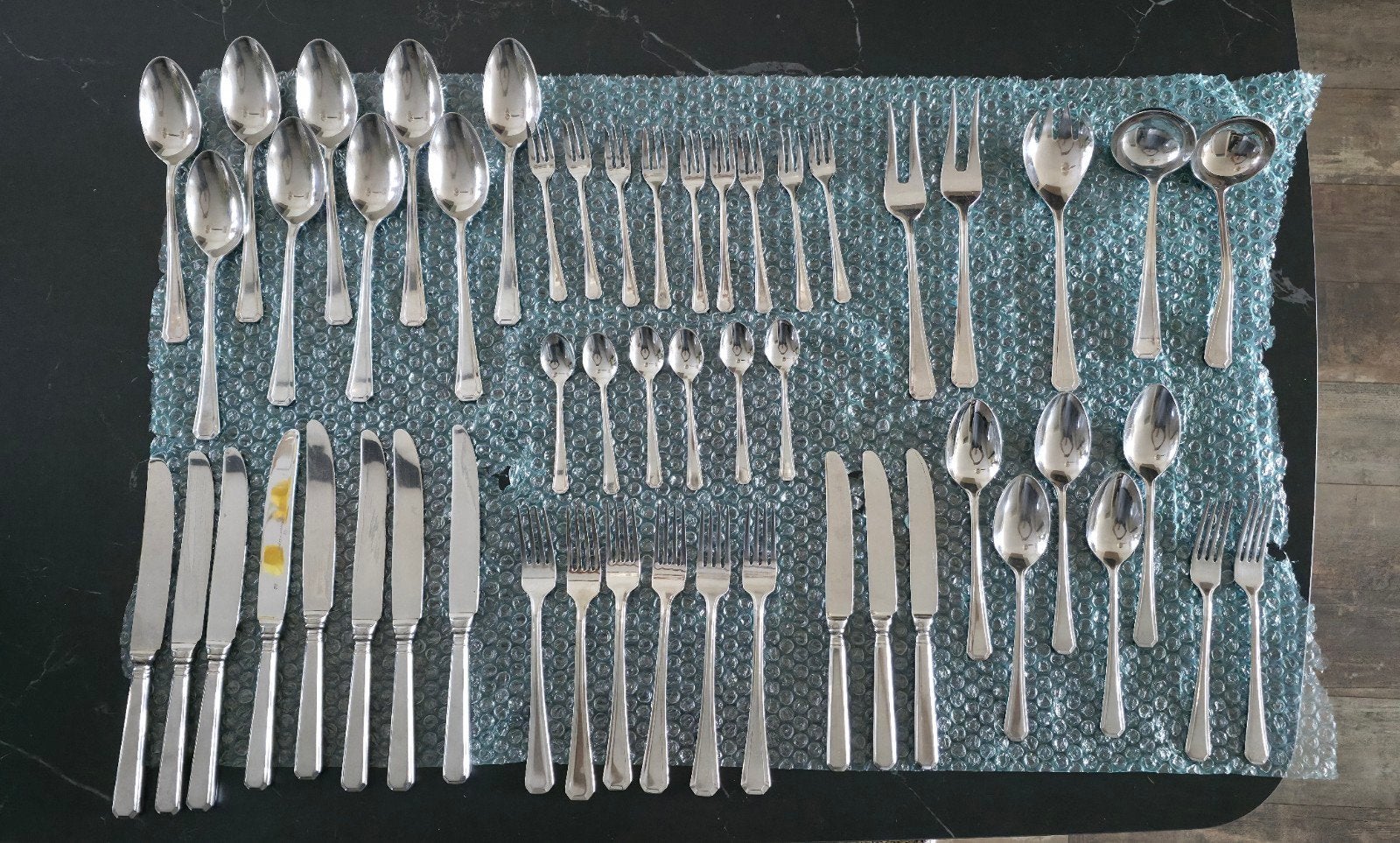 Keltum kempen en begeer melina s25 rvs bestek, Gebruikt, Keltum, Los bestek, Ophalen of Verzenden