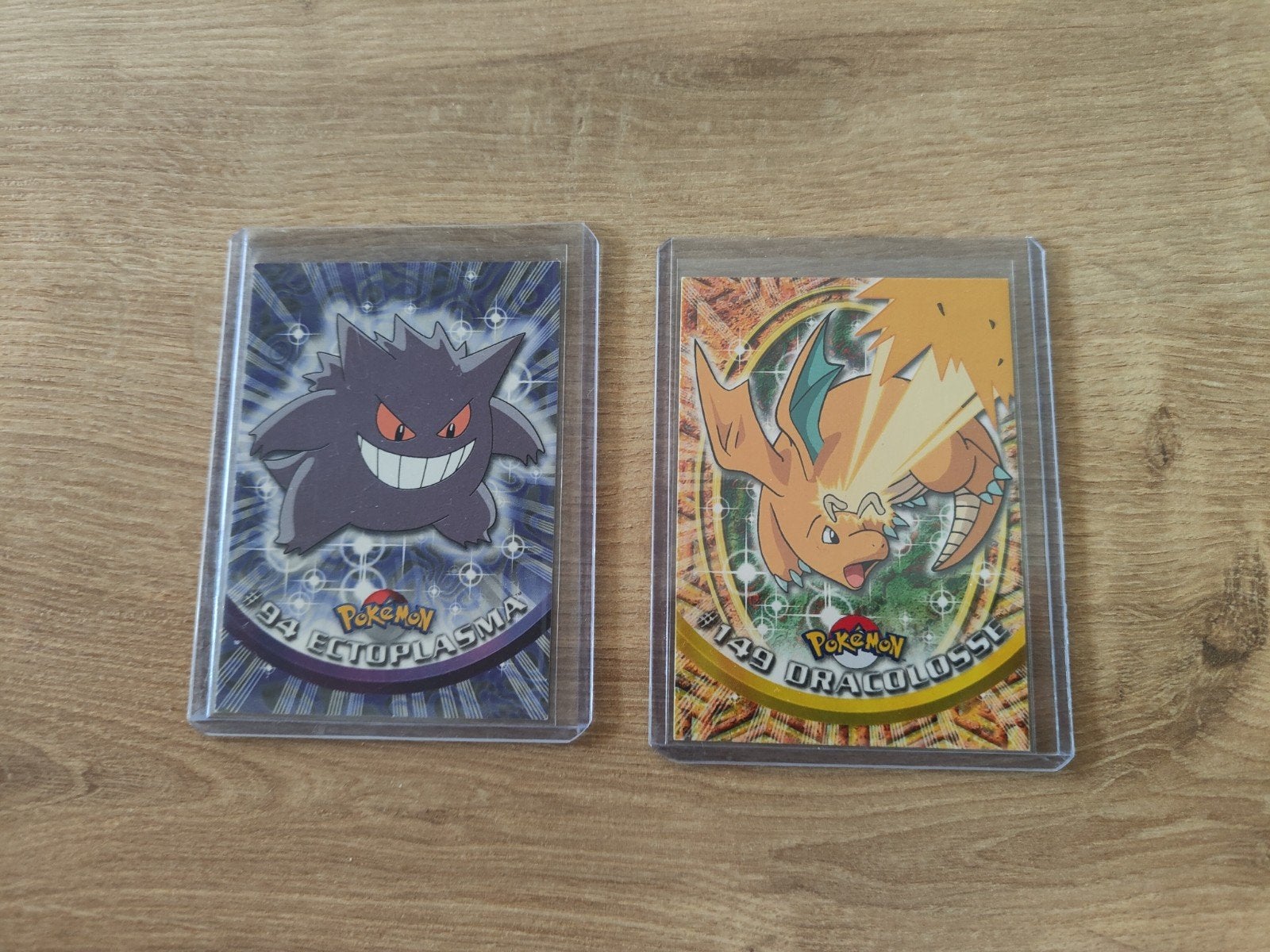 Franse Topps Pokémon kaarten (Dracolosse, Ectoplasma)ruilen, Ophalen of Verzenden, Zo goed als nieuw, Meerdere kaarten