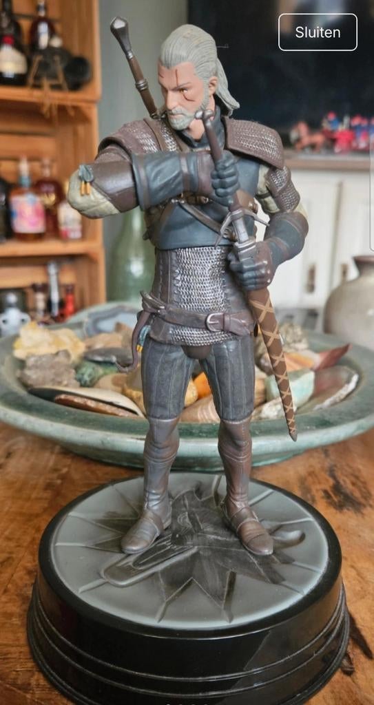 The Witcher 3 Wild Hunt Geralt van Rivia Figuur, Ophalen of Verzenden, Zo goed als nieuw