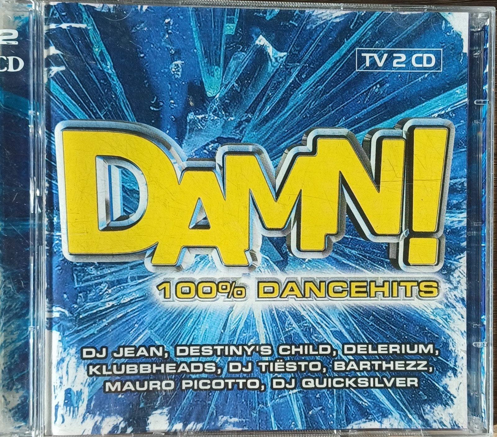 Damn! 100% Dancehits - TV 2 CD (Diverse Artiesten), Ophalen of Verzenden, Gebruikt, Dance, Verzamelalbum