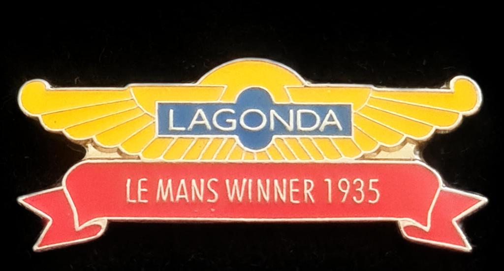 Lagonda- LeMans Winner 1935 pin, Verzenden, Nieuw, Transport, Speldje of Pin