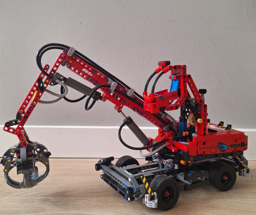 LEGO Technic 42144 overslagkraan, Gebruikt, Lego, Ophalen of Verzenden, Complete set