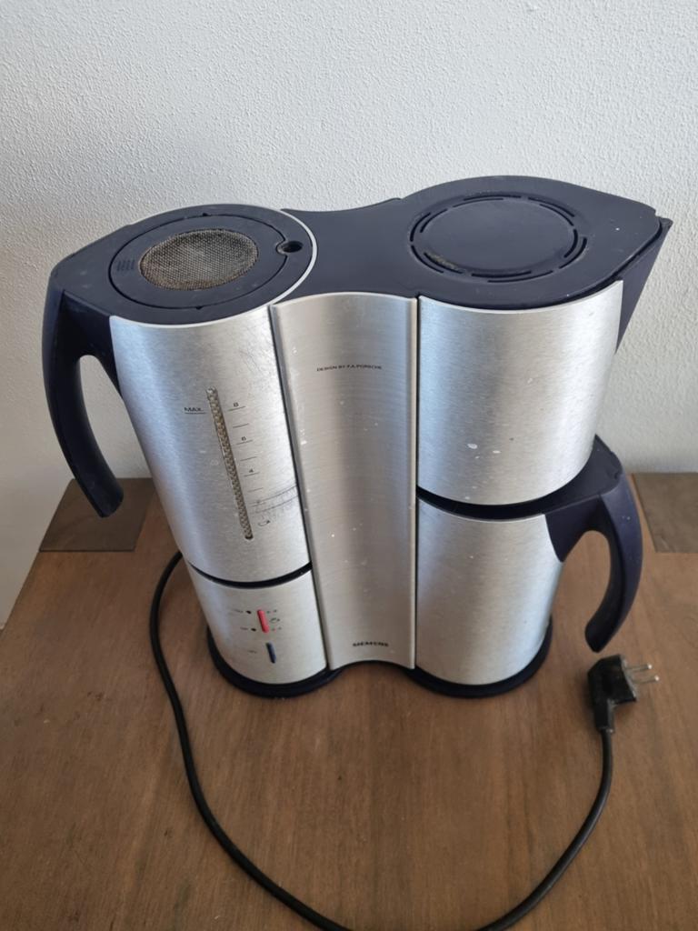 Siemens porsche koffiezetapparaat koffie, Ophalen of Verzenden, Gebruikt, Koffiemachine
